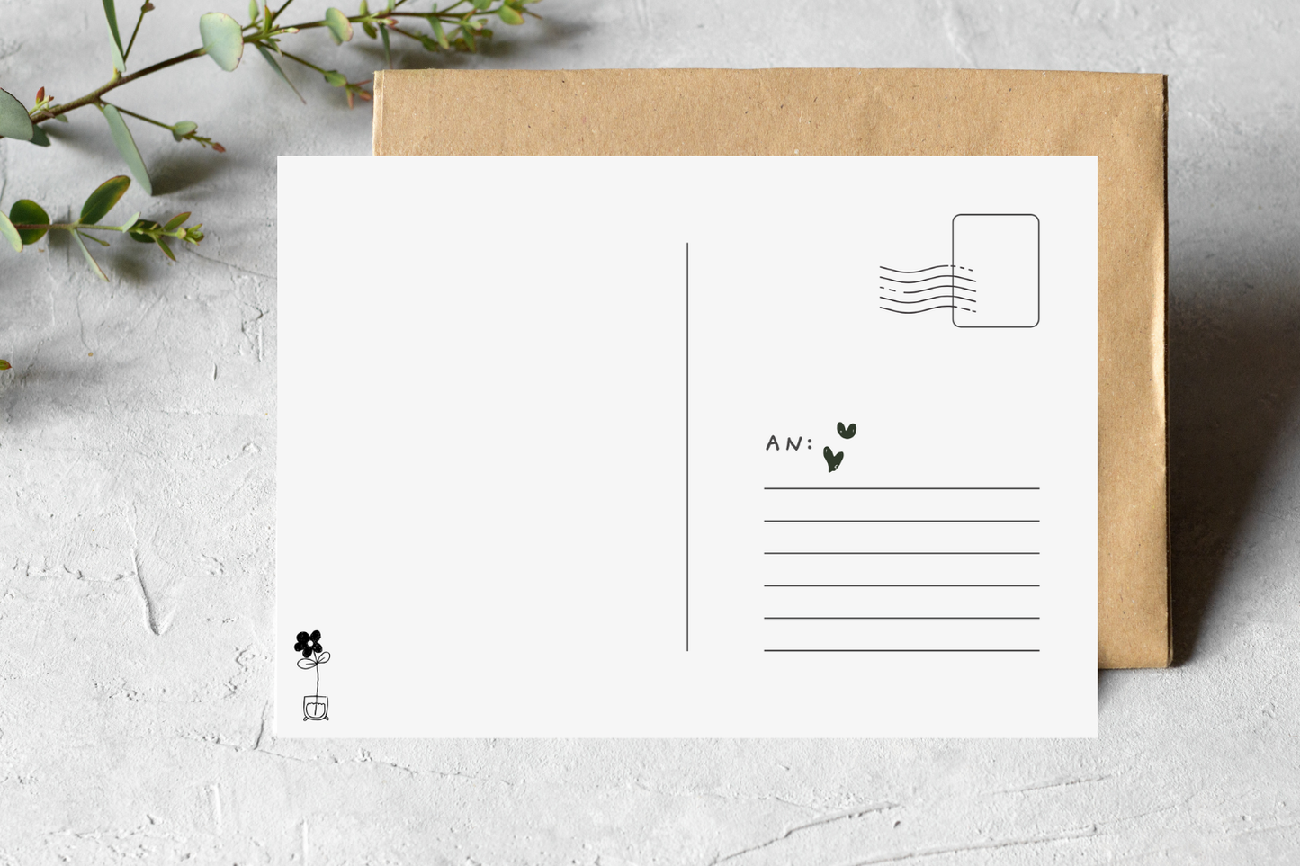 Karte Erinnerung bei einer Panikattacke