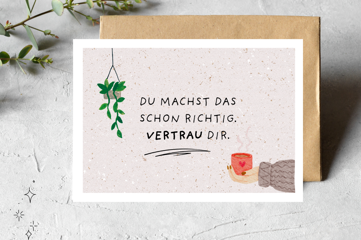 Karte Vertrau dir