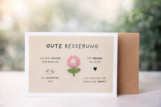 Karte "Gute Besserung“