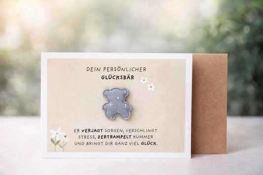 Karte "Dein persönlicher Glücksbär“